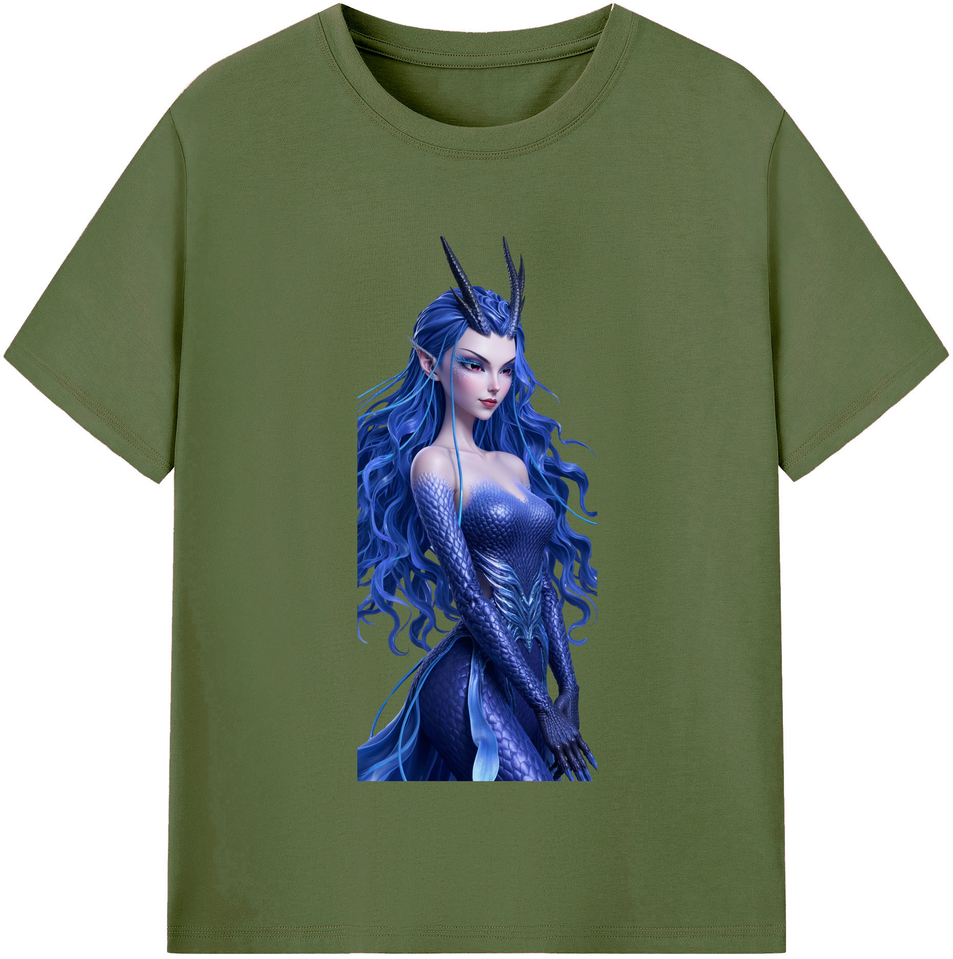 （画像用） Ne Zha 2 ナタ 魔童の大暴れ 綿100％半袖Tシャツ（フロントプリント）